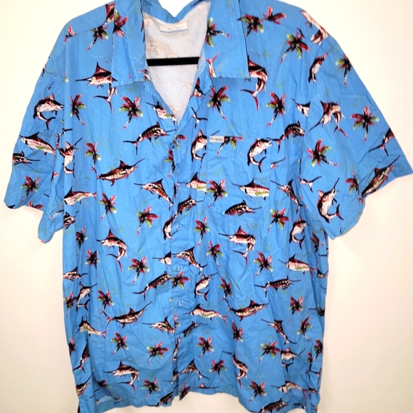 #216 Columbia sportswear men's casual button-up shirt size XXL - Picture 1 of 5